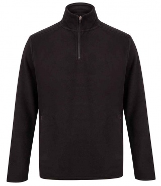 Henbury H858 Zip Neck Micro Fleece